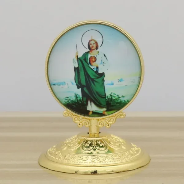 Statue religieuse pour la décoration de la maison, Jésus, la Vierge Marie, la Sainte icône, le Christ catholique, l'ange, la voiture, le bureau, les fournitures, nouveau, 2023 – Image 9