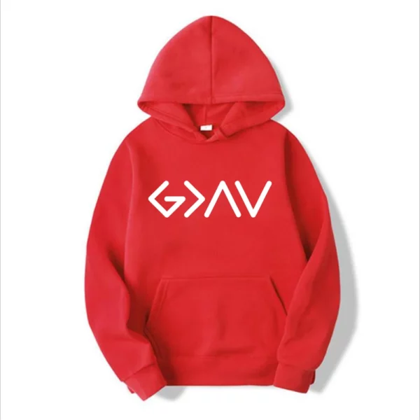 Sweat à capuche chrétien, Dieu est plus grand, STORThe High and Low, Bible, cadeau d'amant de Jésus, sweats à capuche de Jésus, pull de foi – Image 8
