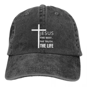 Casquettes de baseball The Truth The Way The Life pour hommes et femmes, casquette à visière, chapeaux pare-soleil Jésus-Christ