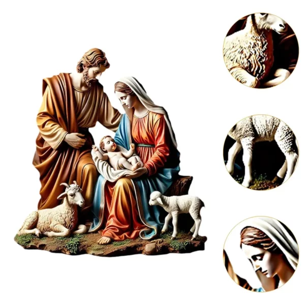 Vierge Marie et Jésus Statue Cadeaux de Noël Nativité FigAuckland pour la Grande-Bretagne – Image 5