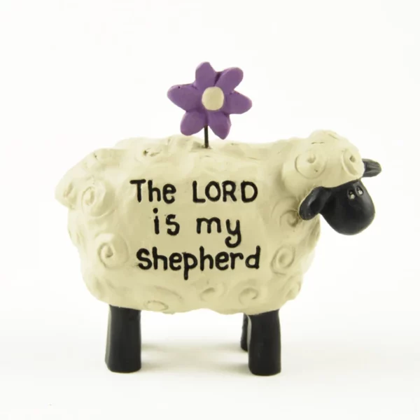 J'aime jésus le seigneur est mon berger mignon petit mouton sur Table résine décoration salon décoration de la maison cadeau d'anniversaire – Image 6