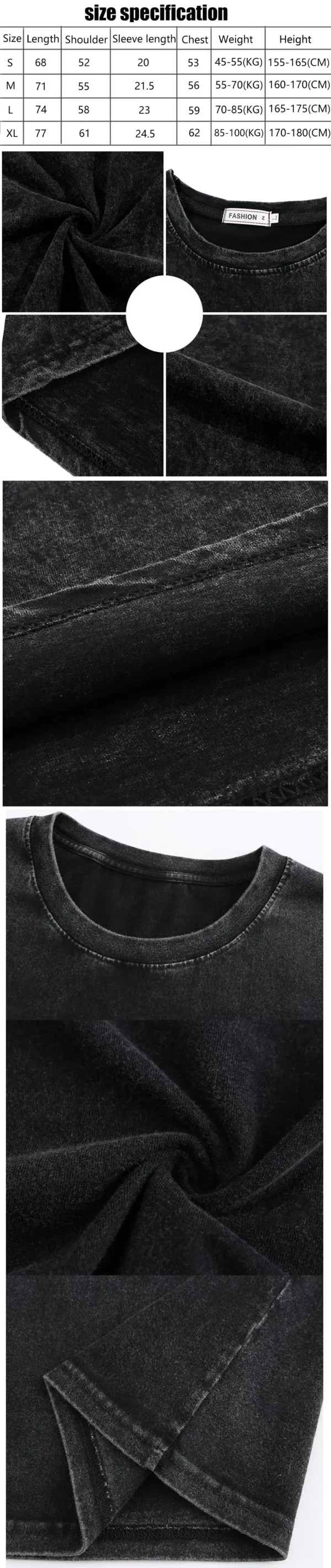 Série religieuse chrétienne jésus Vintage lavé T-shirt hommes femmes gothique Rock surdimensionné à manches courtes t-shirts Hip Hop Streetwear – Image 33