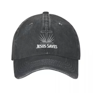 Casquette de Baseball en Coton Délavé pour Adulte, Chapeau Vintage Unisexe, Design de la Bible Chrétienne, avec Rabat