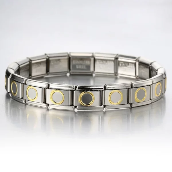 Coeur croix papillon italien breloque lien en acier inoxydable doré Bracelets bricolage faisant 9mm perles rétro Bracelet bijoux en gros – Image 25