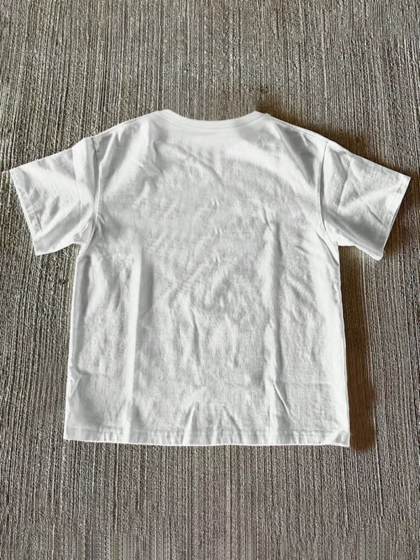 (220 T-shirt en coton) T-shirt imprimé graphique de foi religieuse multicolore croix et texte de jésus pour hommes – Image 3