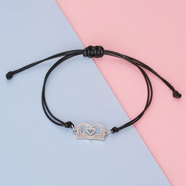 Bracelet à breloques croix en acier inoxydable pour hommes et femmes, 10 pièces, fait à la main, tressé, chaîne porte-bonheur réglable, bijoux cadeau – Image 18