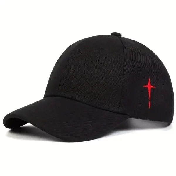 Casquettes de Baseball unisexes avec broderie croisée latérale, chapeaux décontractés réglables pour l'extérieur, chapeau de protection solaire, printemps et automne – Image 5