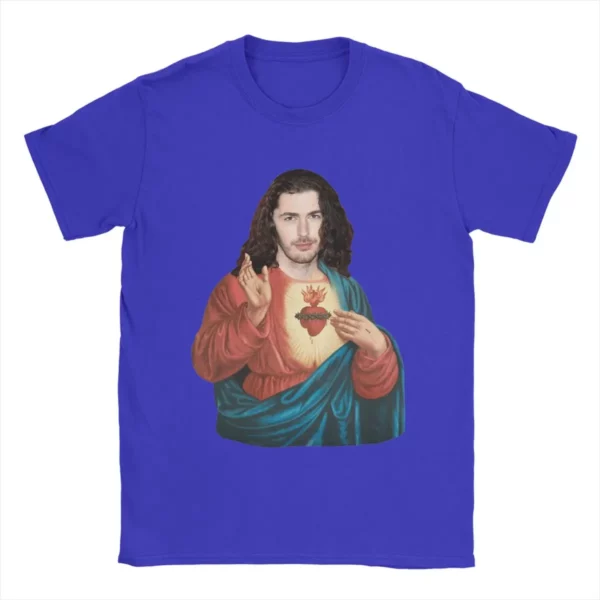 T-shirt Hozier As Jesus pour hommes et femmes, tenue de chanteur cool, t-shirt en coton, t-shirt créatif, meme drôle, nouveauté – Image 15