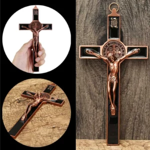 Croix Catholique Saint Nina ifix, Croix Murale du Christ, Décoration de la Maison, Ornements de Bureau, Artisanat en Métal Décoratif
