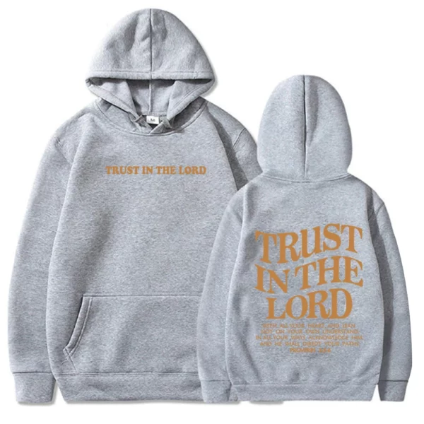 Sweat à capuche foi religieuse, pull Hip Hop, sweat-shirt Y, confiance en le Seigneur, chrétien, verset de la Bible de Jésus, Harajuku – Image 11
