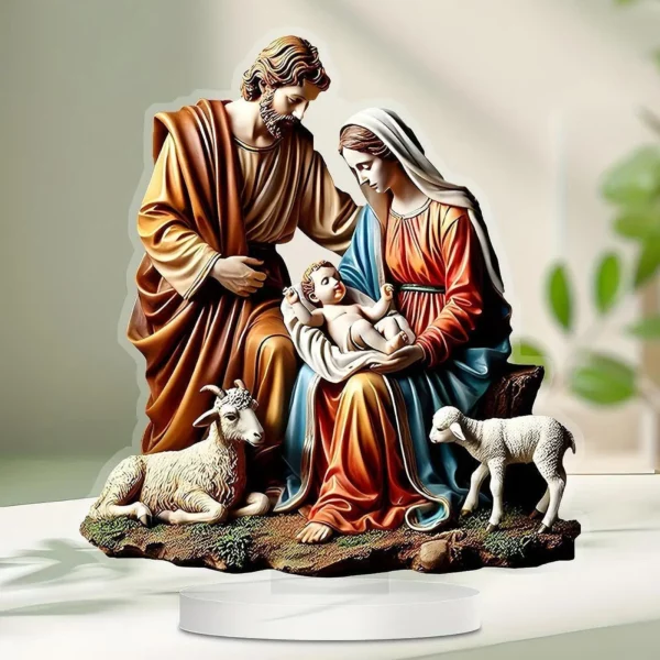 Vierge Marie et Jésus Statue Cadeaux de Noël Nativité FigAuckland pour la Grande-Bretagne – Image 2