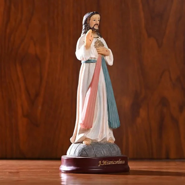 Statue de jésus du Sainte prêtre, Sculpture de table, artisanat, Collection de cadeaux – Image 4