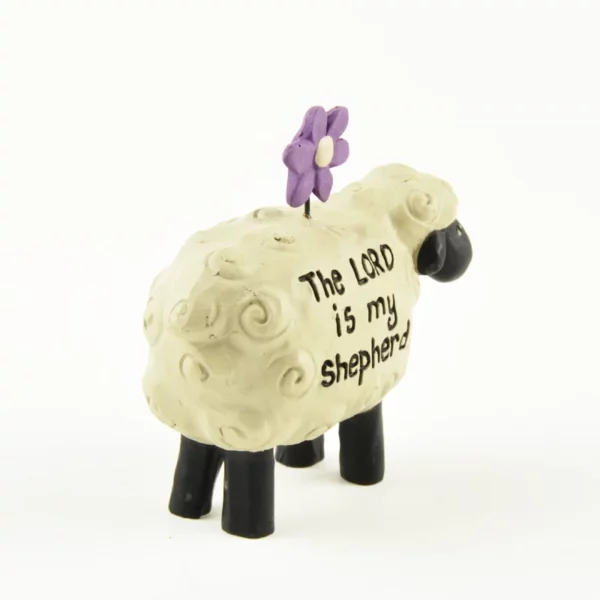 J'aime jésus le seigneur est mon berger mignon petit mouton sur Table résine décoration salon décoration de la maison cadeau d'anniversaire – Image 9
