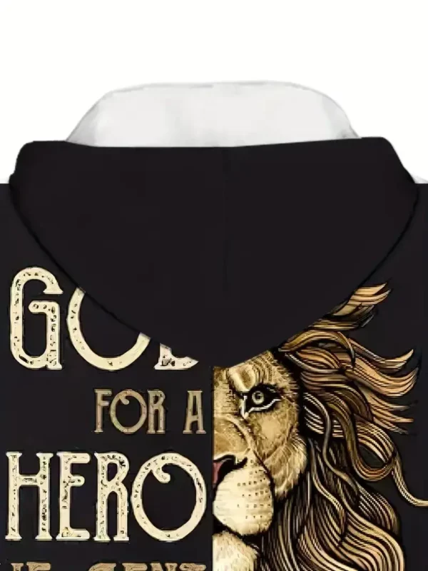 Sweat à capuche de dessin animé pour enfants, Judah discuter de Jésus, cadeau chrétien, mode décontractée, filles et garçons, 2 à 14 ans, automne et hiver, nouveau – Image 5