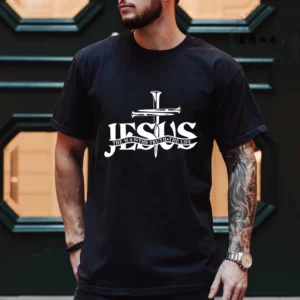 Jésus modèle hommes T-shirt mode graphique Y2k hauts à manches courtes t-shirts été décontracté en plein air Streetwear mâle vêtements surdimensionnés