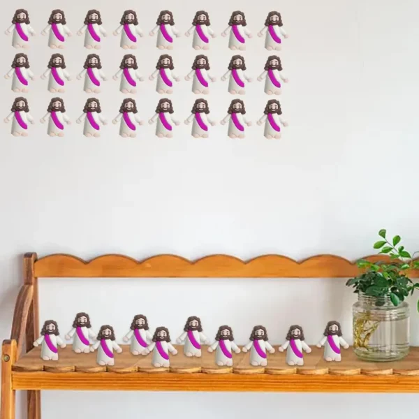 Mini beurres classiques du Christ Sauveur de Jésus pour Pâques, jouet artisanal décoratif pour l'école du dimanche, 24/50/60 pièces – Image 18