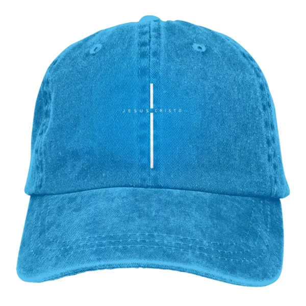 Casquette de Baseball avec croix de jésus Christ pour hommes et femmes, chapeau de camionneur réglable, chapeau de papa noir, chapeau à rabat – Image 10