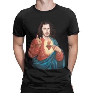 T-shirt Hozier As Jesus pour hommes et femmes, tenue de chanteur cool, t-shirt en coton, t-shirt créatif, meme drôle, nouveauté
