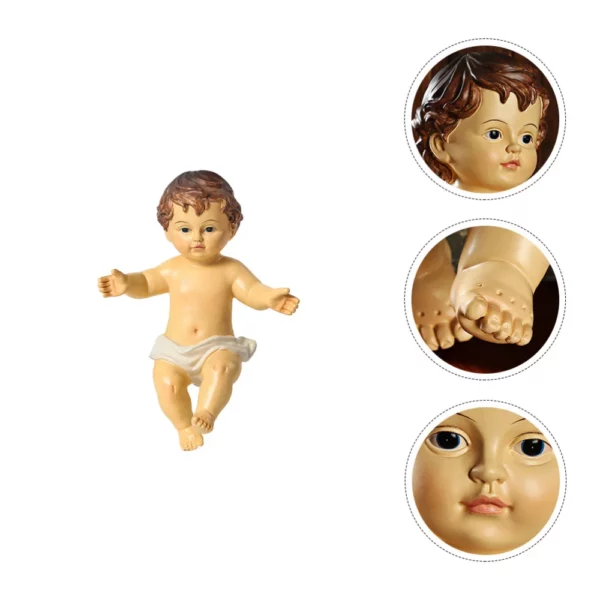 Figurine de jésus pour bébé, décoration de bureau, ornement de table, jésus – Image 13