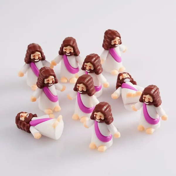 Mini beurres classiques du Christ Sauveur de Jésus pour Pâques, jouet artisanal décoratif pour l'école du dimanche, 24/50/60 pièces – Image 2