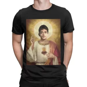 Charles Leclerc jésus coton hommes T-shirt à manches courtes t-shirts homme T-shirt ample