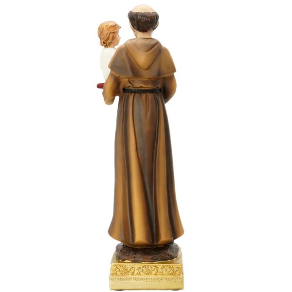Statue de Saint-Antonio, icône catholique, ornements de prière de la famille Saint, jésus-Christ, décoration de maison, artisanat en résine – Image 9