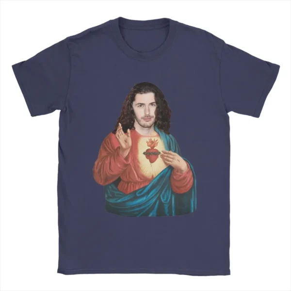 T-shirt Hozier As Jesus pour hommes et femmes, tenue de chanteur cool, t-shirt en coton, t-shirt créatif, meme drôle, nouveauté – Image 10