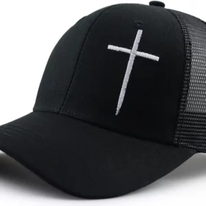 Chapeau de croix de jésus pour hommes et femmes, casquette de Baseball de foi religieuse chrétienne brodée en coton réglable drôle