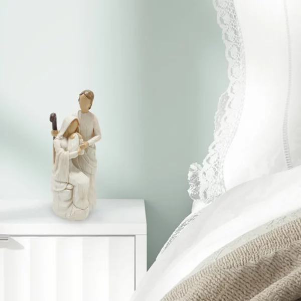 Statues de famille religieuse/statues de décoration extérieure pour la maison/statues commémoratives de jésus décoration de lieu religieux/idée de pâques de noël – Image 12