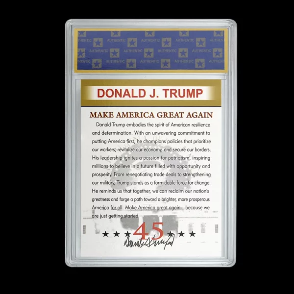 Carte de note en papier Donald Trump 2024, président américain, supports de jésus avec Trump Make America Great Again, cadeau de Collection de cartes à collectionner – Image 7