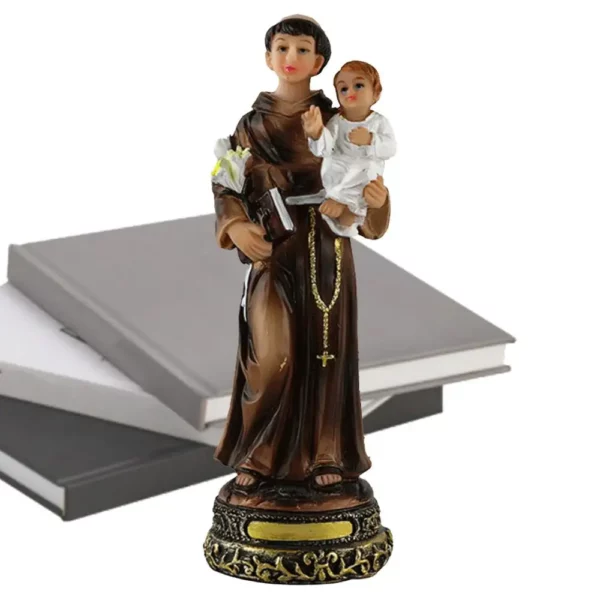 Figurine de Jésus en résine pour la décoration de la maison, intensifications religieuses, artisanat, statue d'Auckland, ornement, petite statue pour table – Image 15