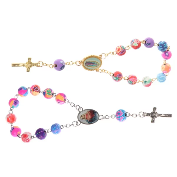 Chapelet perle Bracelet catholique pendentif vierge marie bijoux religieux chrétien centres de table bijoux religieux catholique chrétien – Image 21
