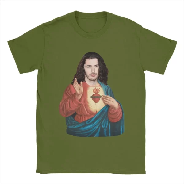 T-shirt Hozier As Jesus pour hommes et femmes, tenue de chanteur cool, t-shirt en coton, t-shirt créatif, meme drôle, nouveauté – Image 11