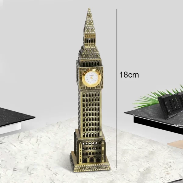 Figurine de jésus, brésil, Christ, rédempteur, Sculpture de bureau, artisanat en métal, Big Ben, bâtiment de renommée mondiale, décoration de maison – Image 9