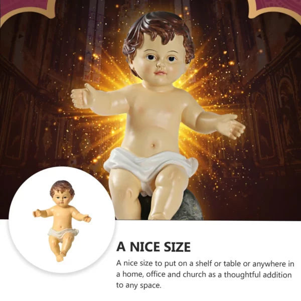 Figurine de jésus pour bébé, décoration de bureau, ornement de table, jésus – Image 6