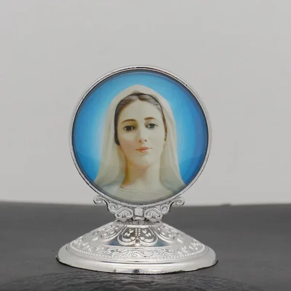 Statue religieuse pour la décoration de la maison, Jésus, la Vierge Marie, la Sainte icône, le Christ catholique, l'ange, la voiture, le bureau, les fournitures, nouveau, 2023 – Image 19