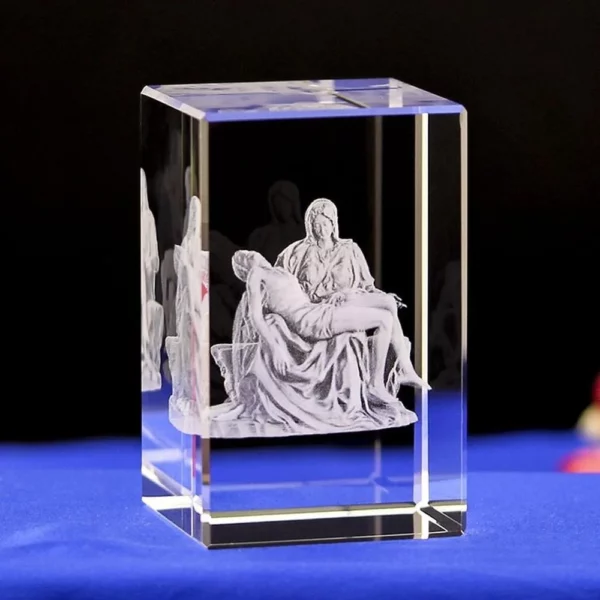 Portrait de jésus catholique chrétien moderne, 6 sortes, ornements en cristal, croix de jésus sculptée en 3D créative, accessoires de décoration pour la maison – Image 13