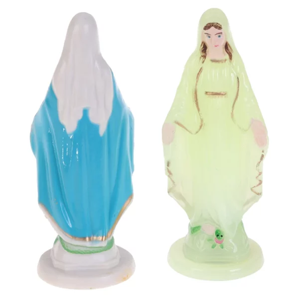 Petite statue de la Vierge de Jésus faite à la main, décoration de la maison, ornement catholique, 1 pièce – Image 21