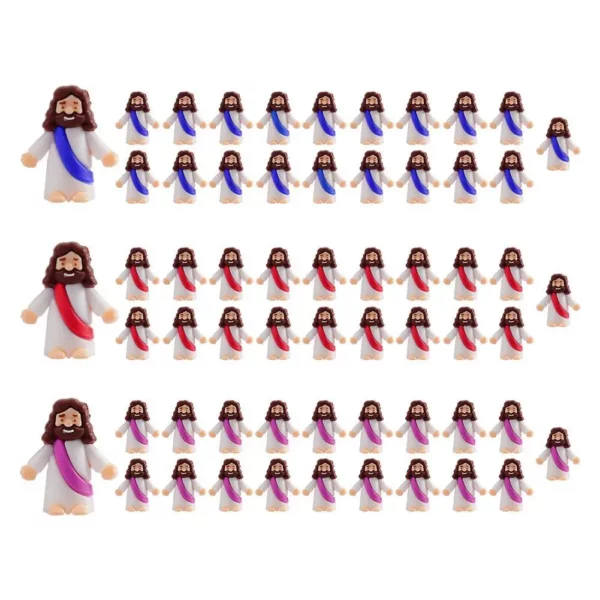 Mini beurres classiques du Christ Sauveur de Jésus pour Pâques, jouet artisanal décoratif pour l'école du dimanche, 24/50/60 pièces