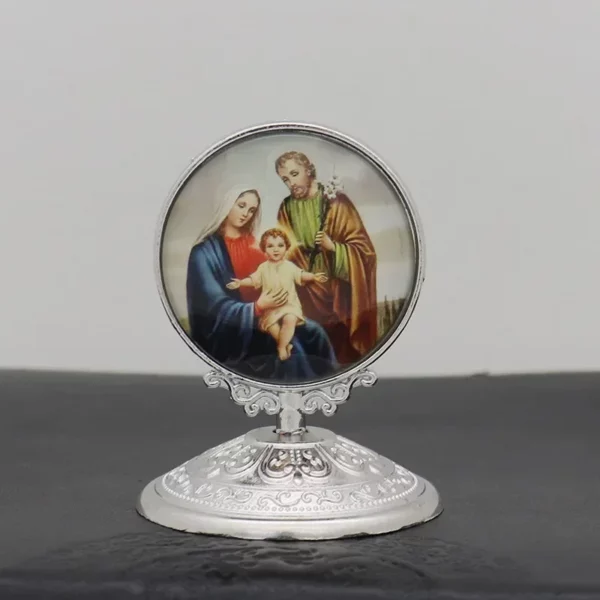 Statue religieuse pour la décoration de la maison, Jésus, la Vierge Marie, la Sainte icône, le Christ catholique, l'ange, la voiture, le bureau, les fournitures, nouveau, 2023 – Image 29