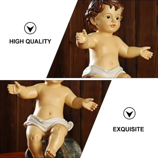 Figurine de jésus pour bébé, décoration de bureau, ornement de table, jésus – Image 17