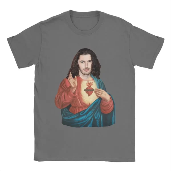 T-shirt Hozier As Jesus pour hommes et femmes, tenue de chanteur cool, t-shirt en coton, t-shirt créatif, meme drôle, nouveauté – Image 14