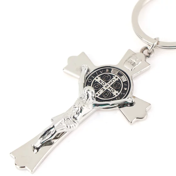 Porte-clés croix de Jésus, religion chrétienne, porte-clés, accessoires de bijoux, mode – Image 7