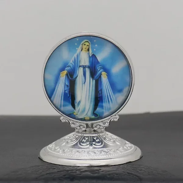 Statue religieuse pour la décoration de la maison, Jésus, la Vierge Marie, la Sainte icône, le Christ catholique, l'ange, la voiture, le bureau, les fournitures, nouveau, 2023 – Image 4