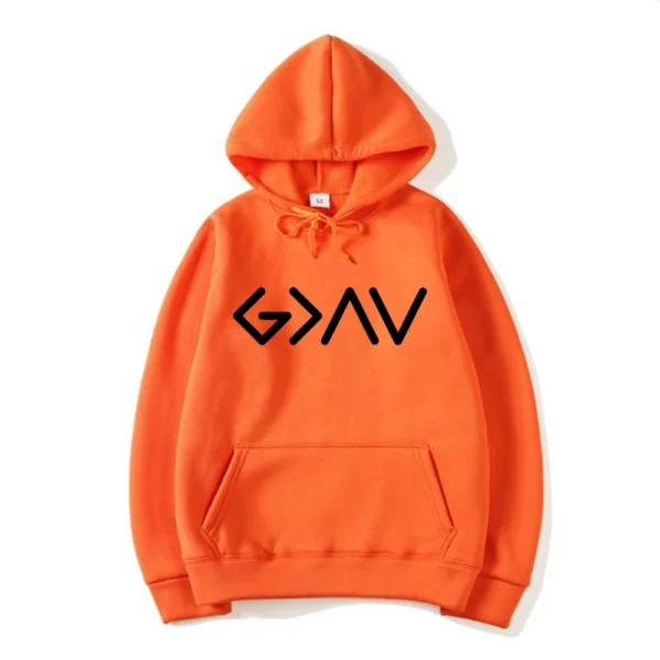 Sweat à capuche chrétien, Dieu est plus grand, STORThe High and Low, Bible, cadeau d'amant de Jésus, sweats à capuche de Jésus, pull de foi – Image 20