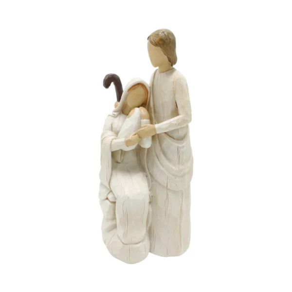 Statues de famille religieuse/statues de décoration extérieure pour la maison/statues commémoratives de jésus décoration de lieu religieux/idée de pâques de noël – Image 7