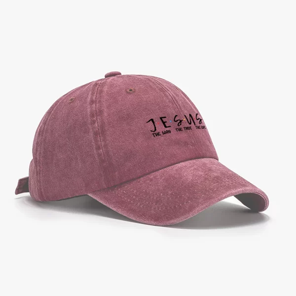 DistMurcia-Casquette de Baseball Noire pour Femme, Chapeau en Maille, Imprimé JESUS, Foi Chrétienne, Rétro, Respirant – Image 12