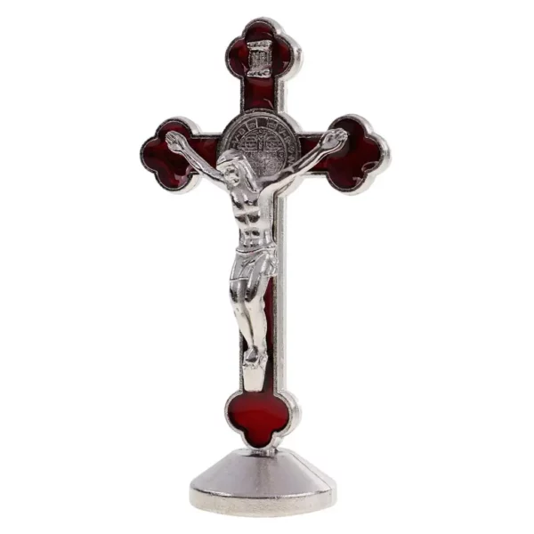 Statue de Croix Astronomique Magnétique Durable, Nina ifix, Jésus, Accessoire de Christianisme pour Maison, Artisanat de Décoration de Chapelle – Image 2