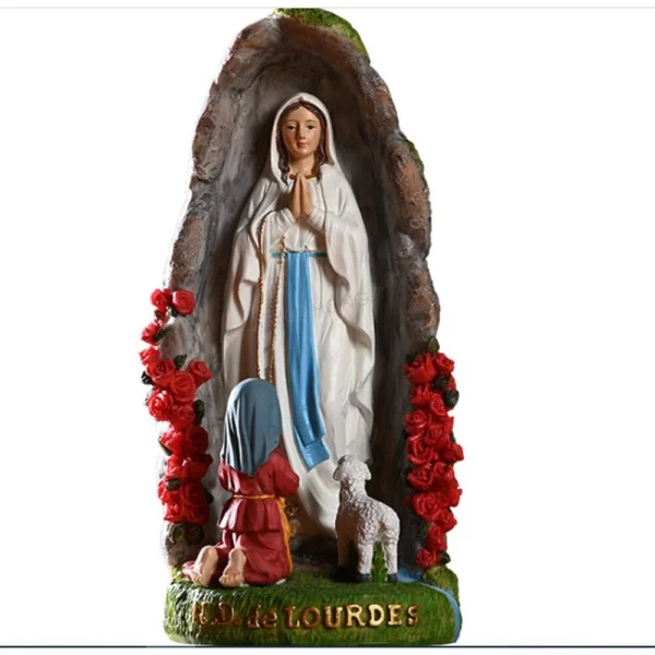 Sculpture de la Sainte Vierge Marie, 1 pièce, figurine de statue de Notre Dame de Lourds – Image 17