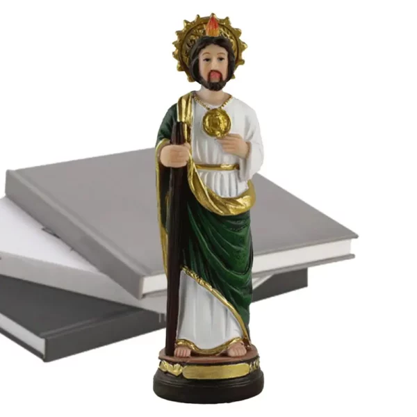 Figurine de Jésus en résine pour la décoration de la maison, intensifications religieuses, artisanat, statue d'Auckland, ornement, petite statue pour table – Image 11